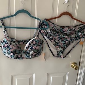 Kona Sol Target two piece bathing swim suit bikini